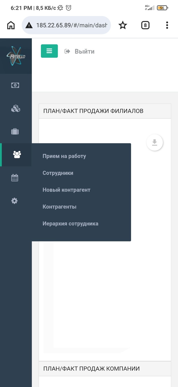 Управление сотрудниками в ERP-системе